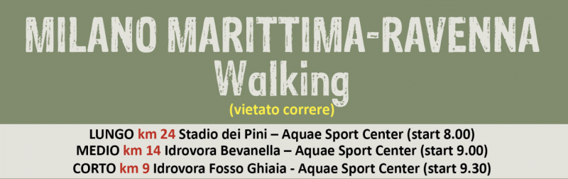Milano Marittima-Ravenna Walking